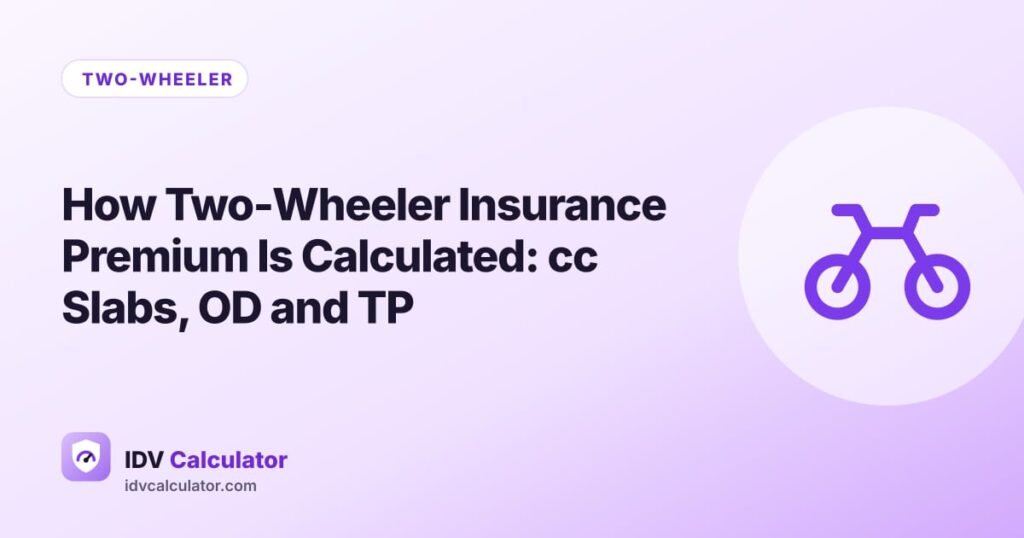 How Two-Wheeler Insurance Premium Is Calculated: cc Slabs, OD and TP