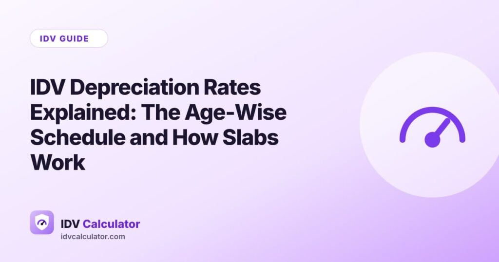 IDV Depreciation Rates Explained: The Age-Wise Schedule and How Slabs Work