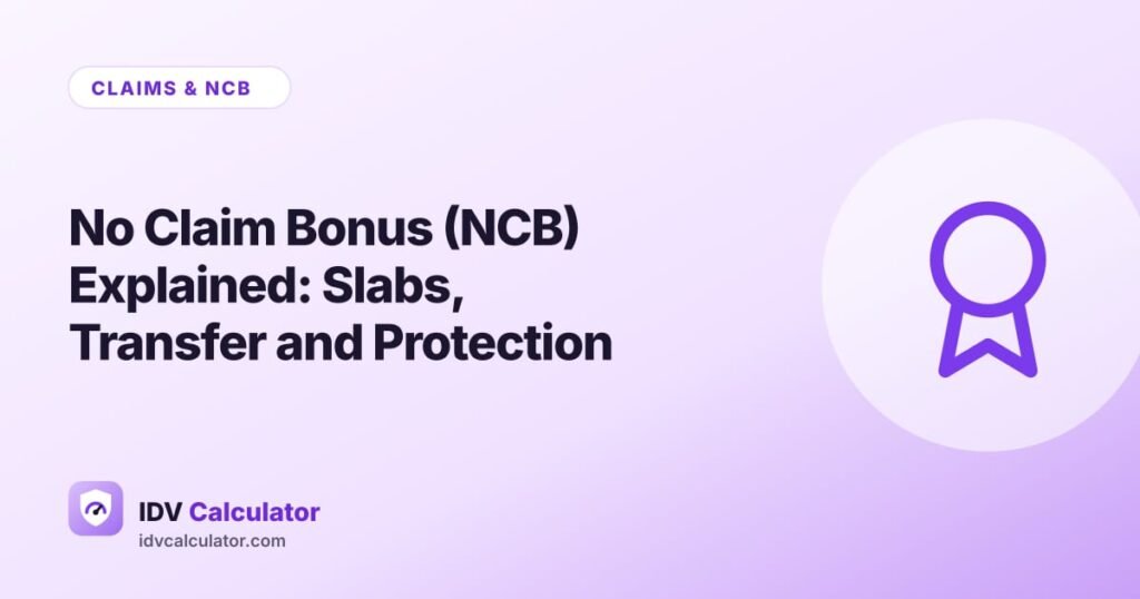 No Claim Bonus (NCB) Explained: Slabs, Transfer and Protection