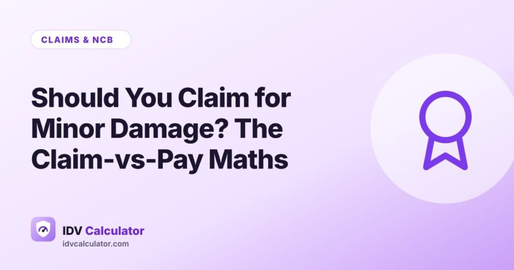Should You Claim for Minor Damage? The Claim-vs-Pay Maths